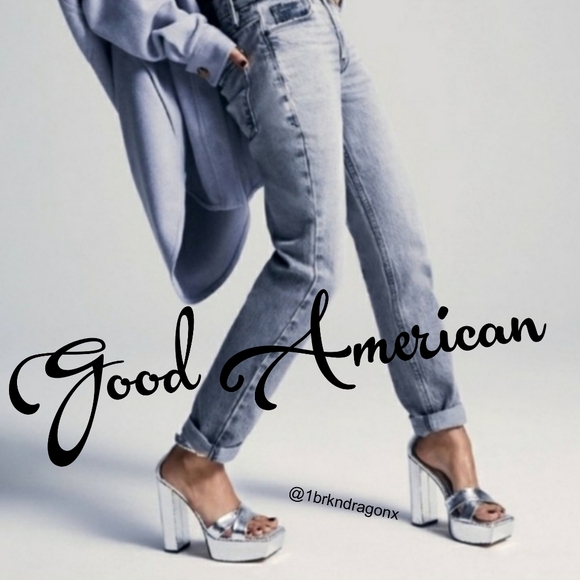 NWT Metallic Snake Platforms Open Toe Silver Block Heel Sandals Ankle Strap Lock - Picture 13 of 16